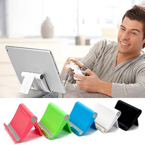 Universal Foldable Cell Phone Desk Stand Holder Anti-Slip Mount for Phone Tablet