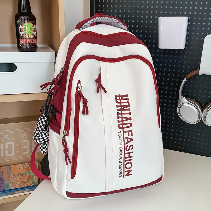 Children Elementary School Students Junior High School Girls Burgundy Middle School Students College Boy Backpack