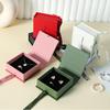 In Stock Bow Ribbon Flip-top Book-shaped Jewelry Box for Necklace, Ring, Earrings