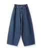AVANDRESS Super Wide Dart Denim Pants Black