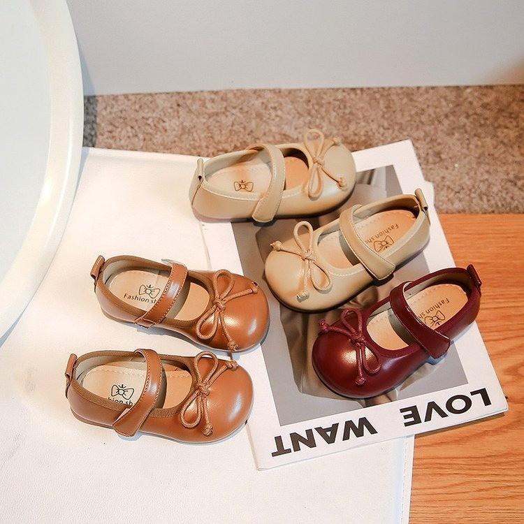 Small leather shoes 2025 spring and autumn new children's baby toddler Mary Jane girls Korean version shallow mouth princess shoes single shoes