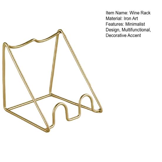 Red Wine Rack Display Stand Flexible Capacity Minimalist Design 1/2Grids Contemporary Wine Holder Bar Accessory