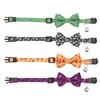 Bowknot Halloween Cat Collar Adjustable Cat Bow Tie  Ghost Festival