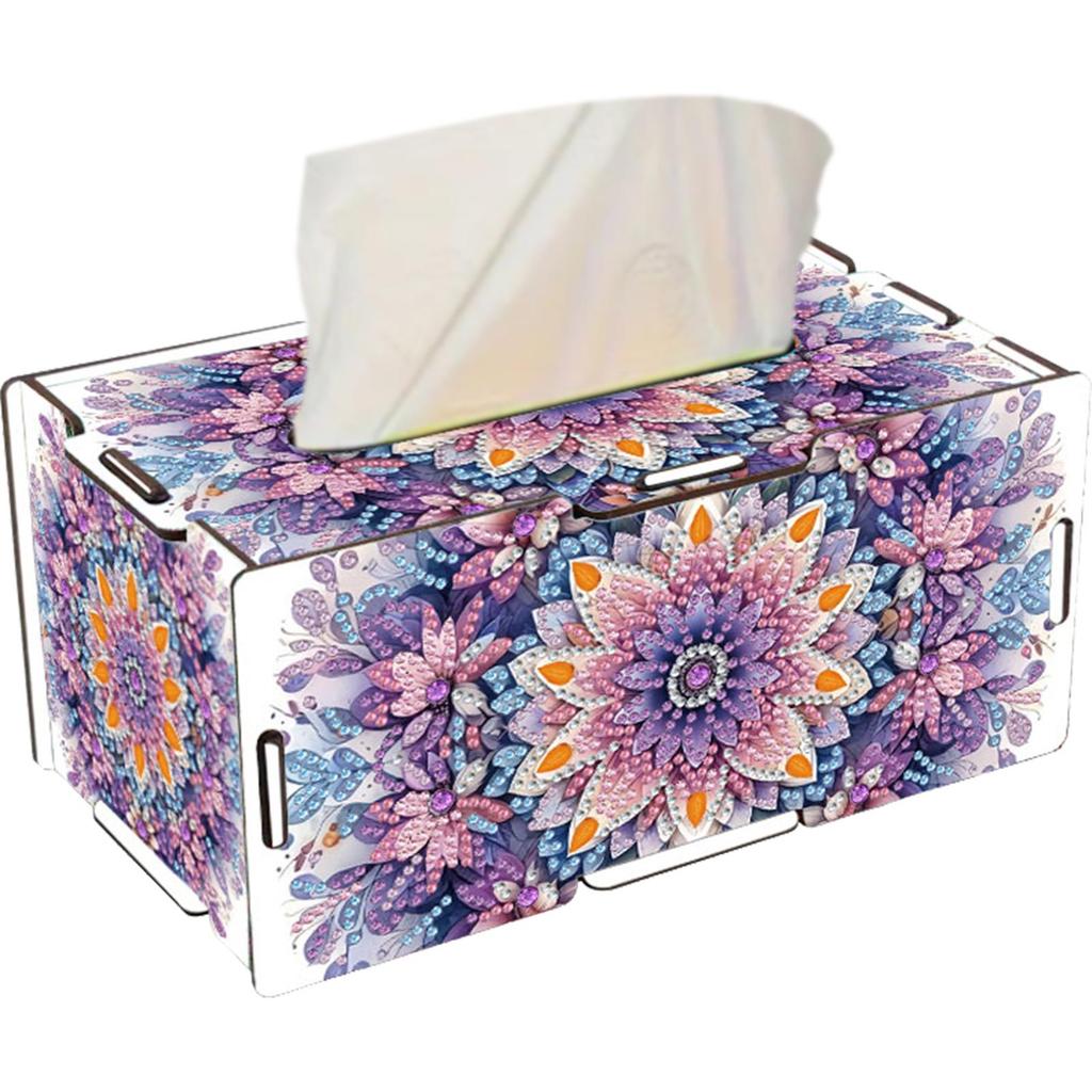 DIY Diamond Painting Napkin Holder Kit Diamond Napkin Holder Set Diamond Art Paper Towel Holder for Home & Office Decor