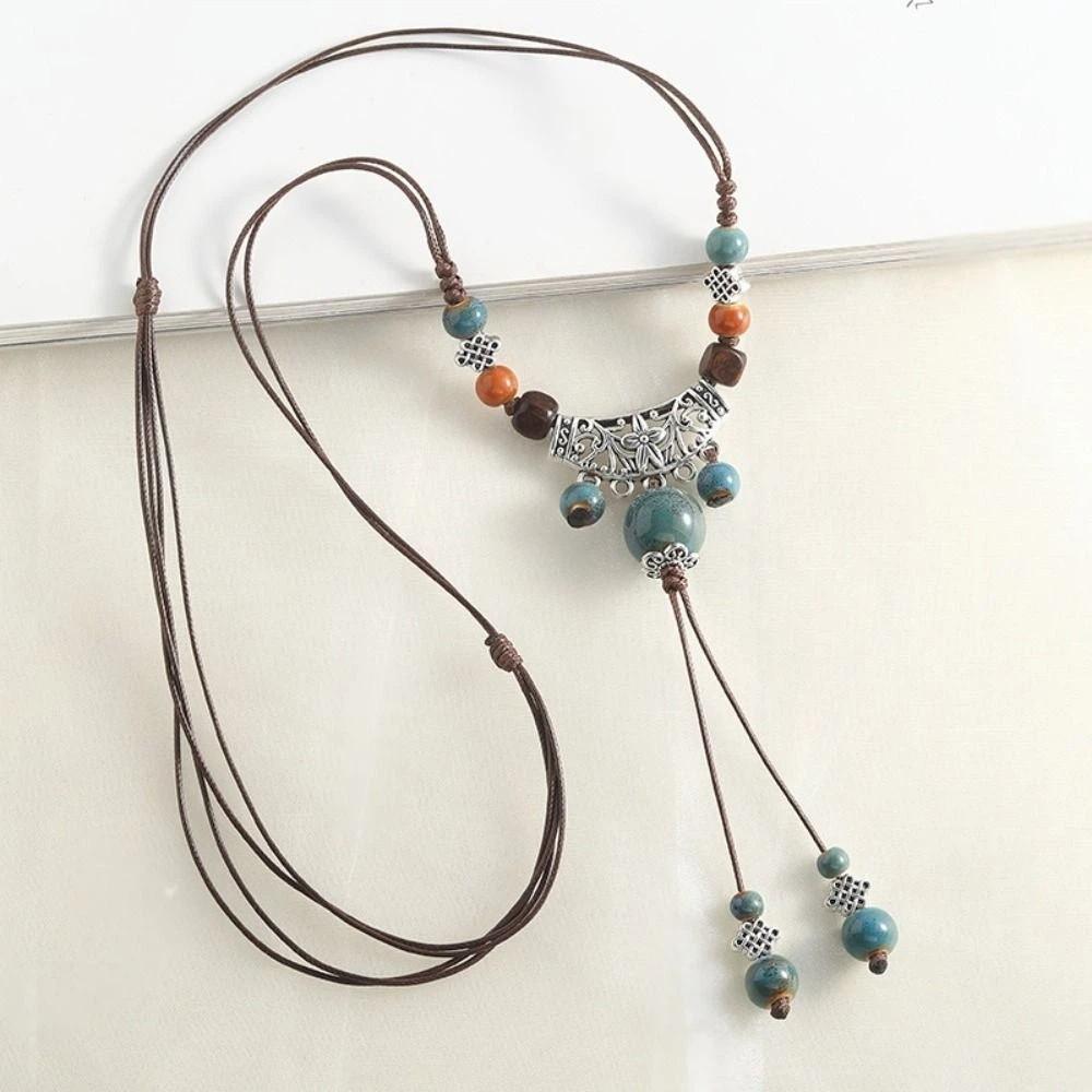 Does Not Fade Ceramic Necklace Light Luxury Women's Pendant Jewelry  Women's Accessories