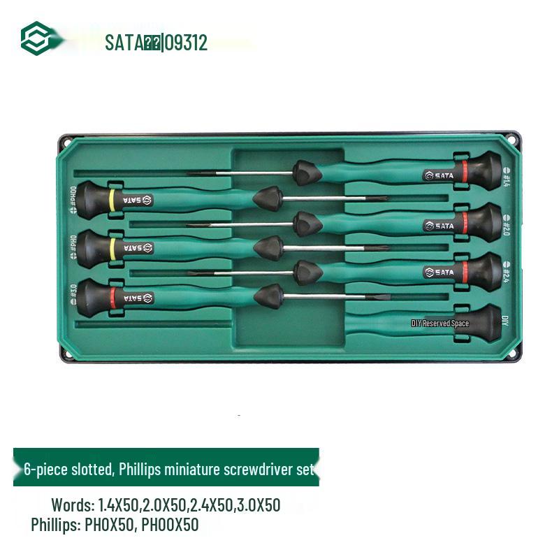 Miniature Screwdriver Set: Slotted & Phillips Heads for Mobile Phones & Watches