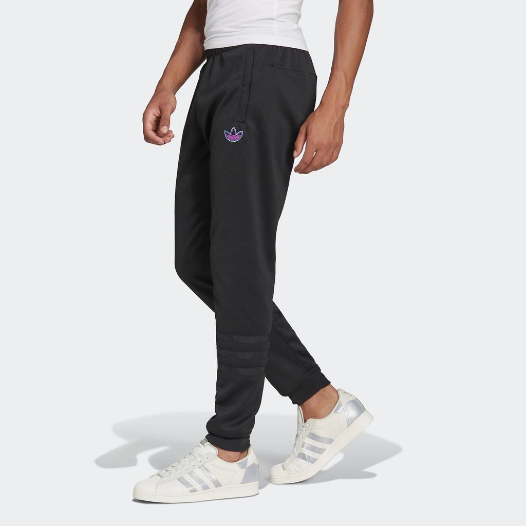 adidas Originals Sprt Track Pants With Logo Men Bottoms Black HE4691