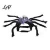Lightweight Pet Cosplay Costume for Halloween Spider Costume Cat Outfit with Skull Face Black Adjustable Suit Pets Holiday Apparel Cats Dogs