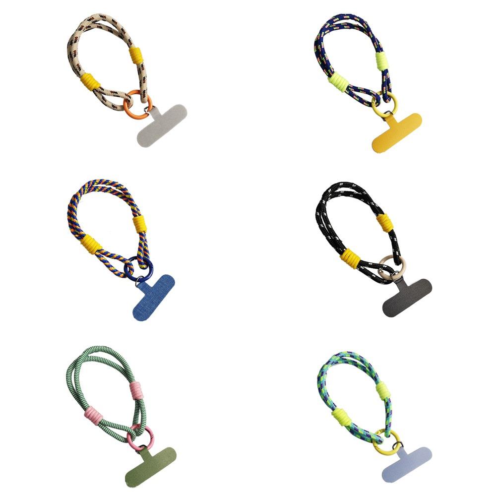 Key Holder Phone Wrist Strap with Patch Phone Hanging Chain Mobile Phone Lanyard  Phone Accessories