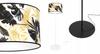 Elegant Floor Lamp, Golden Flower Lampshade, Led