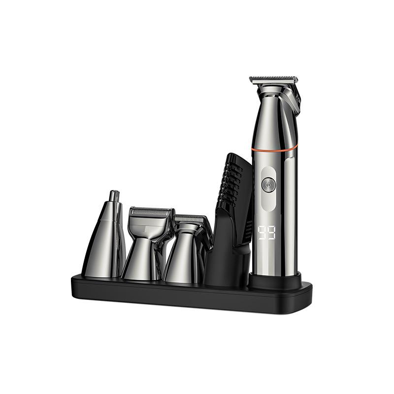 Multi-functional Men’s Electric Hair Clipper & Trimmer Set for Home & Salon Use