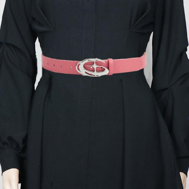 Pin Buckle PU Leather Belt Woman Casual Waist Belt Pants Belt Girl Dress Belts