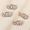 1 Pair Fashion Shiny Shoes Clips Rhinestone Removable Shoes Decorations Clip Shoes Flower Charm Buckle Women Shoes