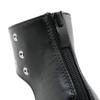 Gdgydh Summer Wide Fit Heeled Sandals Women Metal Rivet Punk Wedge Heels Platform Sandals Ankle Strap Ladies Cosplay Shoes
