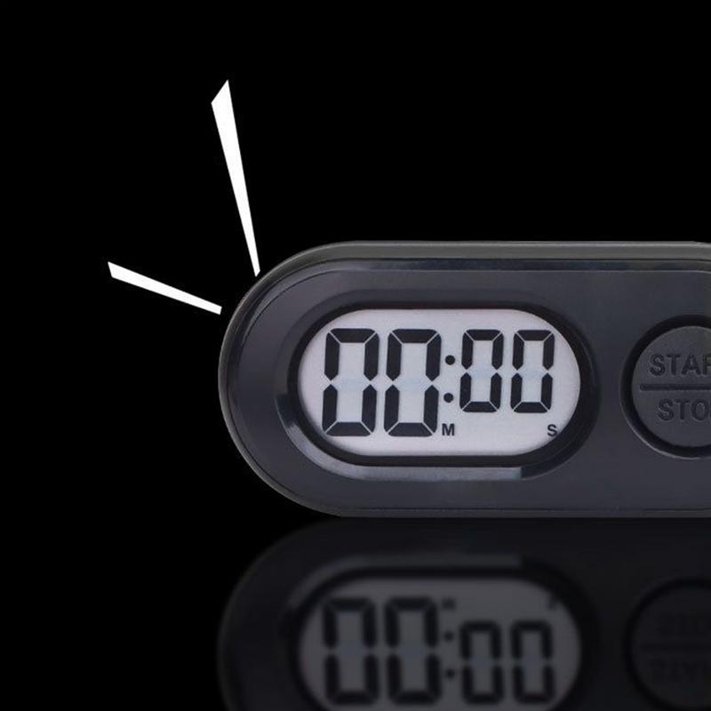 Elektronická klíčenka s hodinami Stopky Porty Malý stop timer Klíčenka LCD obrazovka Digitální hodiny Lehký odpočítávací hodiny