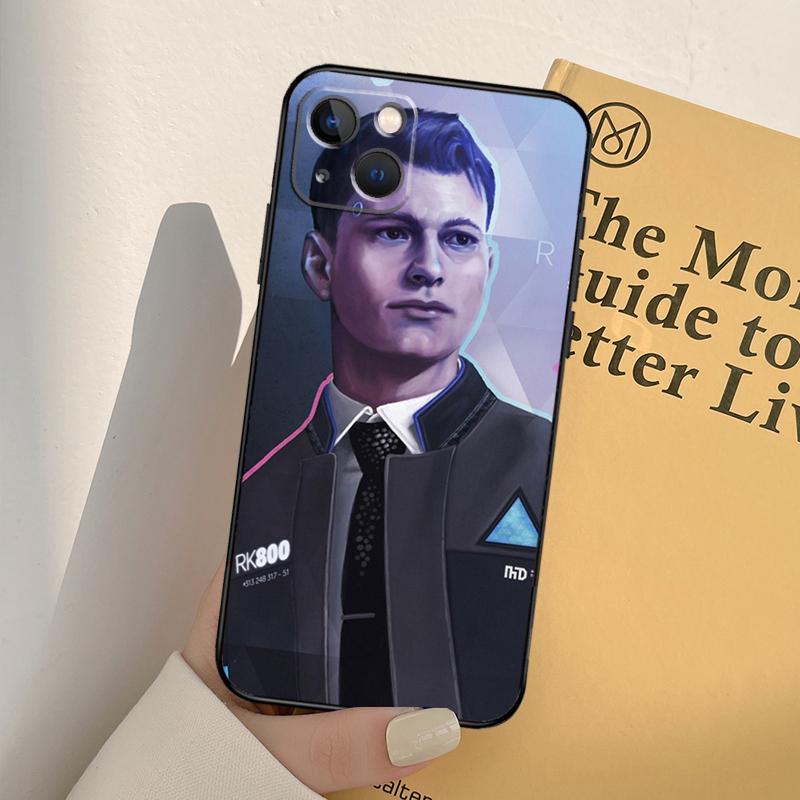 Detroit Become Human Handyhülle Für iPhone 16 15 14 Pro Max Plus 11 12 13 Pro Max XS 6 12 13 Mini Hülle Schale