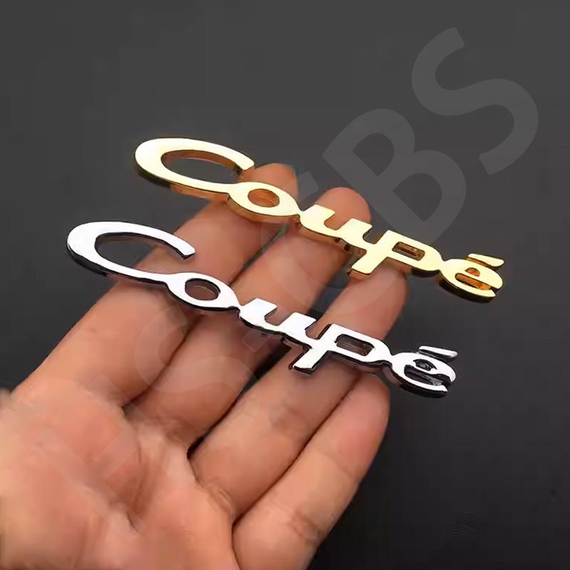 3D Metal Car Stickers Emblem Rear Trunk Decal Door Window Body Badge