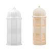 Heat Resistant Pagoda Candle Mold Nonstick Mould for Artistic Home and Event Decoration Flexible Silicone Form