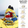 1pc Super Wings Outdoor Blanket Lightweight Flannel, Soft & Warm, All-Season Use for Sofa, Outdoor, Camping, Living Room012