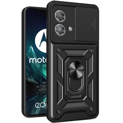 Armored Case for Motorola Edge 40 Neo, CamShield Slide, Black