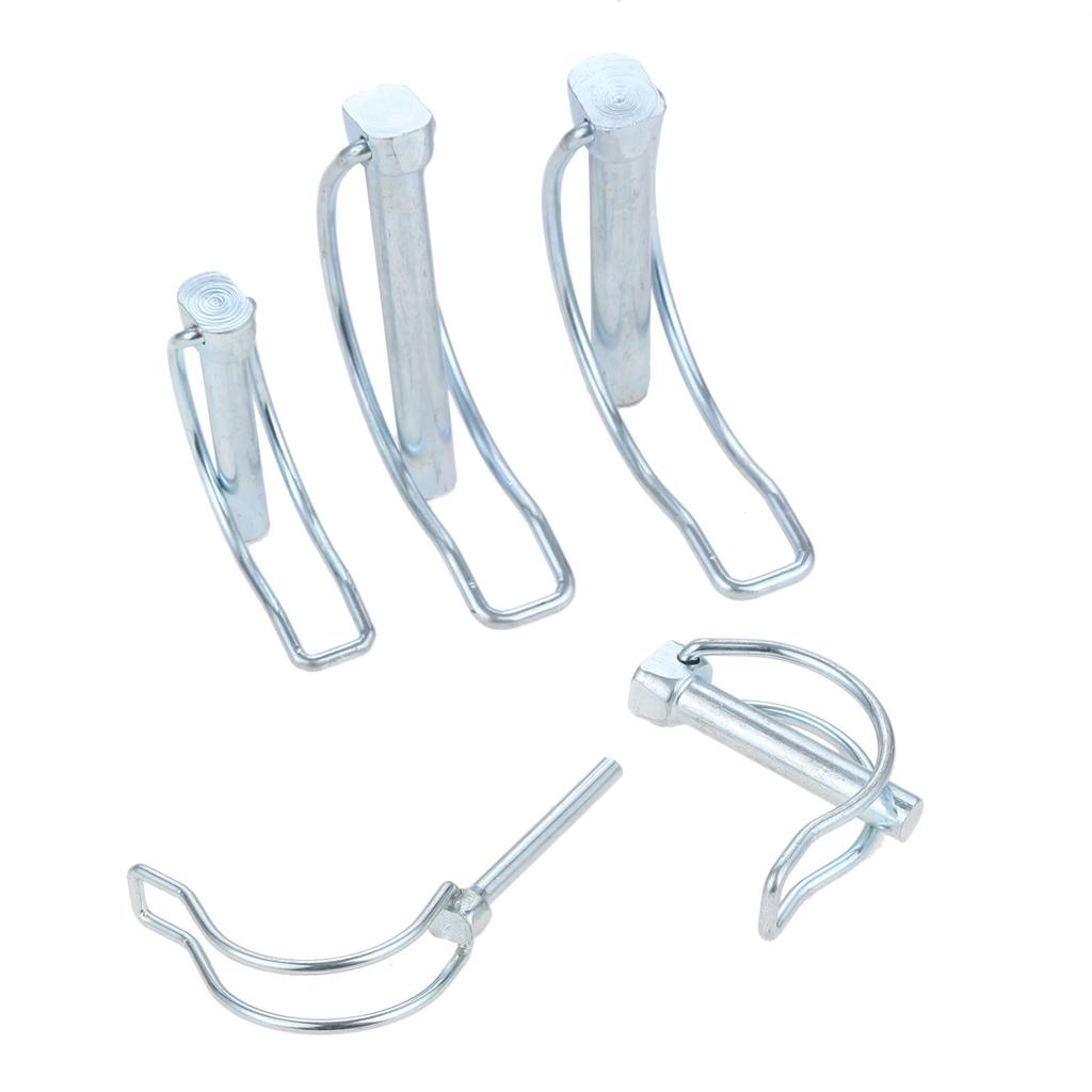 DRELD 5/4/2pcs Quick Lock Release Trailer Towing Coupler Safety Pin Bicycle Stroller Cargo Boat Hitch Hook Clip M4.5/M8/M10/M11