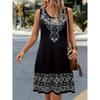 Fashion Sleeveless 3D Printed Women Mini Dresses Summer O-Neck Street Female Loose Dress Casual Dress Y2k Ladies