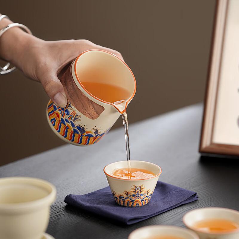 Ru Kiln Wave Tea Set