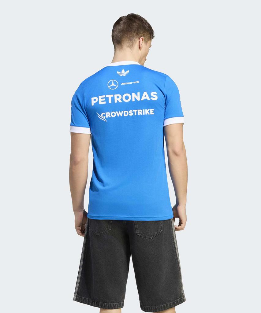 ADIDAS Mercedes Amg F1 Team Blue Wonder Driver Jersey - Bluebird:White / Kw1660