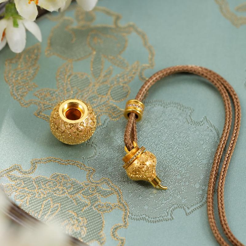 Women's Summer Long Gourd Pendant Necklace