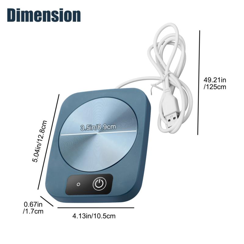 

Подогреватель для кофейных чашек USB Электрический подогреватель для кружек, чая, молока, офисная нагревательная пластина для дома