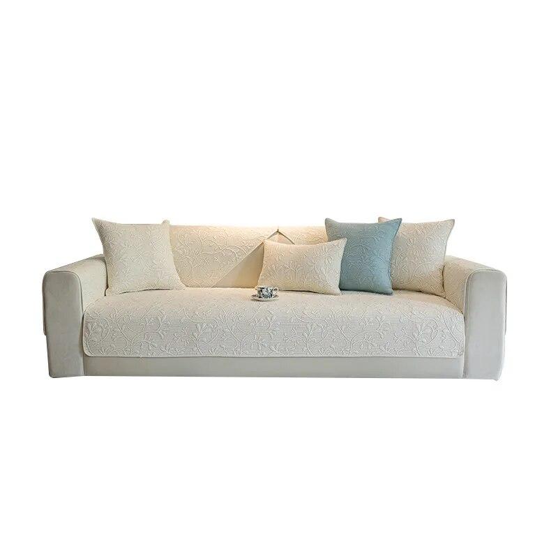 Sofa Cushion Four Seasons Universal Non-Slip Sofa Cover Pure Cotton Fabric Simple Modern 2023 New Style Cover Cloth Towel