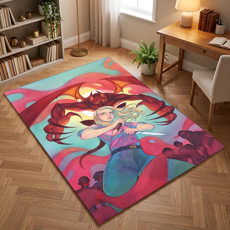 Buffy the Vampire Slayer (1) Office carpets suitable for living rooms bedrooms offices and kitchens a gift for modern home decor