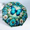 Butterflies And Sunflowers 8-Frame for Travel, camping, Casual Lightweight Portable Umbrella, Essential for every family Holidays Birthday Gift