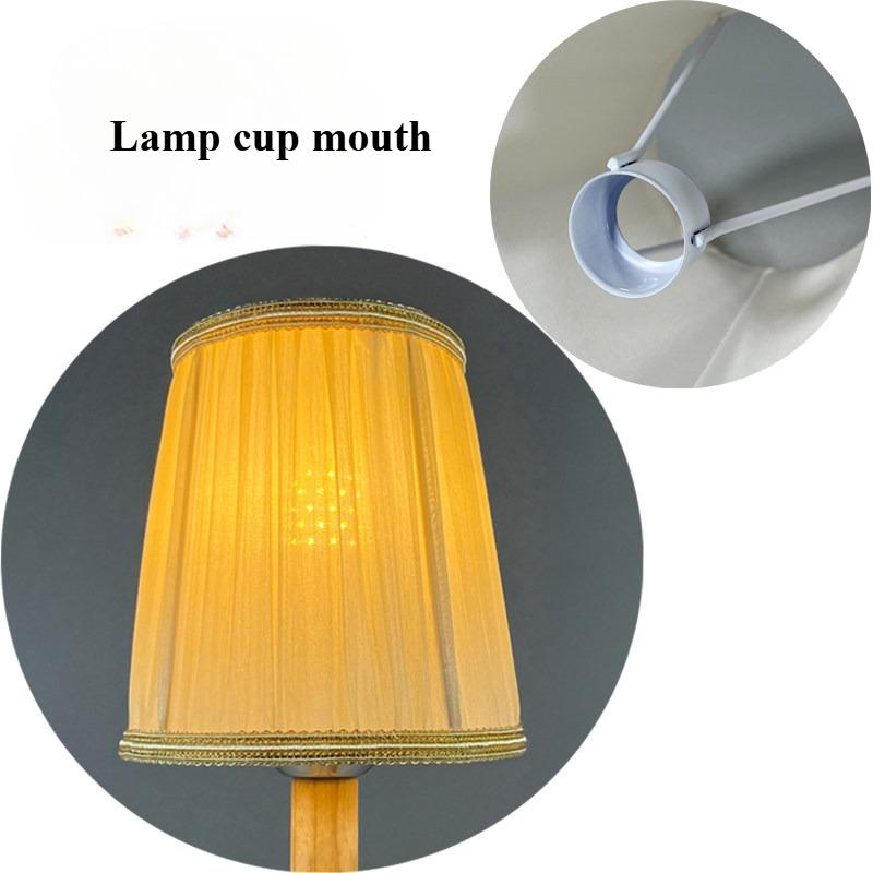 E14/E27/Clamp Fabric Lamp Shade Lighting Accessories for Home Office Decor Hotel Bedroom Bedside Floor Lamp Shell Cover