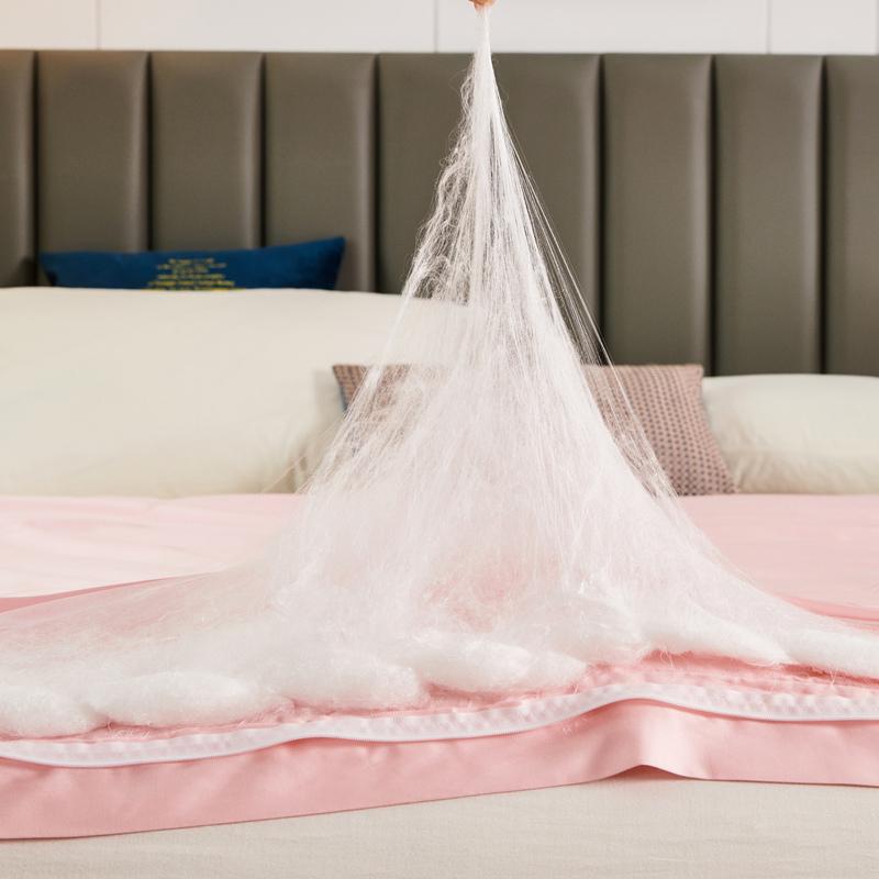 Couette en soie de mûrier haut de gamme pour l'été Tissu Lyocell 100 % soie Couverture de remplissage pour lit double Couettes douces et soyeuses 200x230