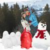 Thickened Snowball Clip Snow Play Tool Snowball Clip Snowball Fight Snow Mold Snow Penguin Model Random Color 1 Piece