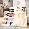 Mickey Flannel Blanket Cartoon Print for Bedrooms Sofas Beds Home Decor Picnics Travel Chairs Great Gift Various Sizes