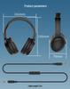 Wired On-Ear Gaming Headphones with Microphone, Clear Stereo Sound, and Call Capability