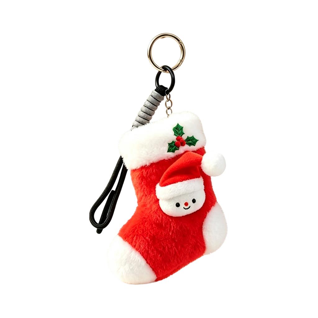 Christmas Plush Hanging Ornament Stuffed Doll for Christmas Tree Holiday Home Decor
