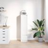 Highboard Weiß 29,5 x 34 x 119,5 cm Spanplatte