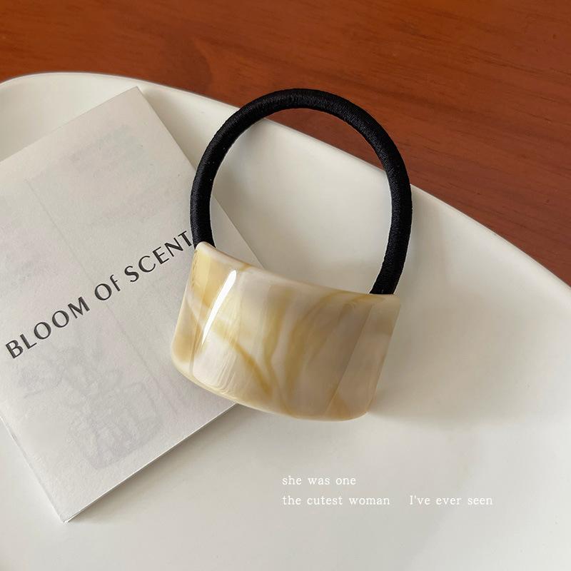 Korean Elegant Hair Rope Bracelet Scrunchie Women Elastic Hair Rubber Bands Accessories For Girls Tie Hair Ring Headdress Holder