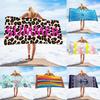 Printed Microfiber Beach Towel With High Water Absorption For Beach And Outdoor Activities