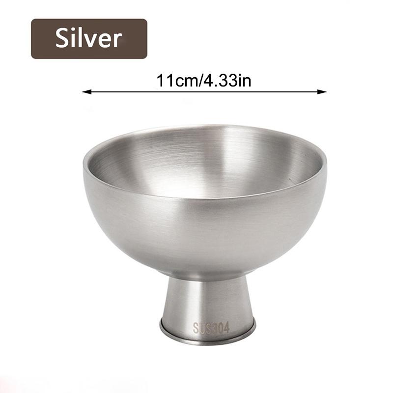 Salad Bowl Food Grade Ice Cream Dessert Cup Golden Silver Stylish Household Tableware for Outdoor Events