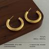 Gold and silver series zircon stud earrings two-color gold and silver hollow relief earrings light luxury cold shining versatile ears