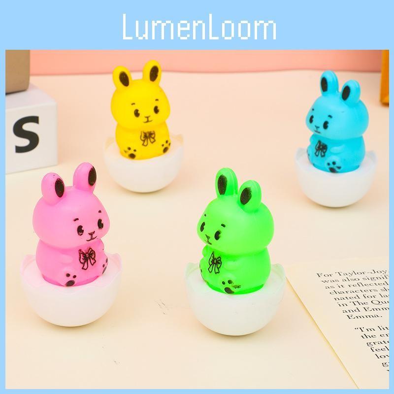 Tumbler Toy Rabbit With Plastic Resin Material Figurine For Children Animal Gift