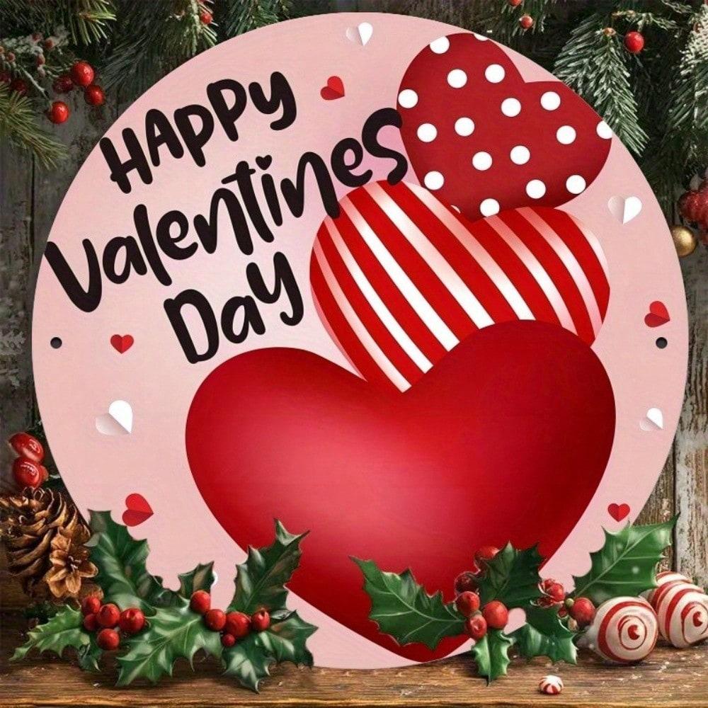 

Vintage Heart Tin Sign Metal Wall Art Decor Valentine Gift Home Bar Cafe 20x20 разноцветный