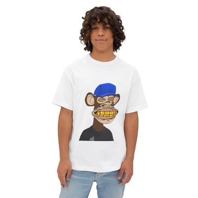 Grinning Ape with Gold Teeth Tee | Graphic Monkey Illustration Shirt
