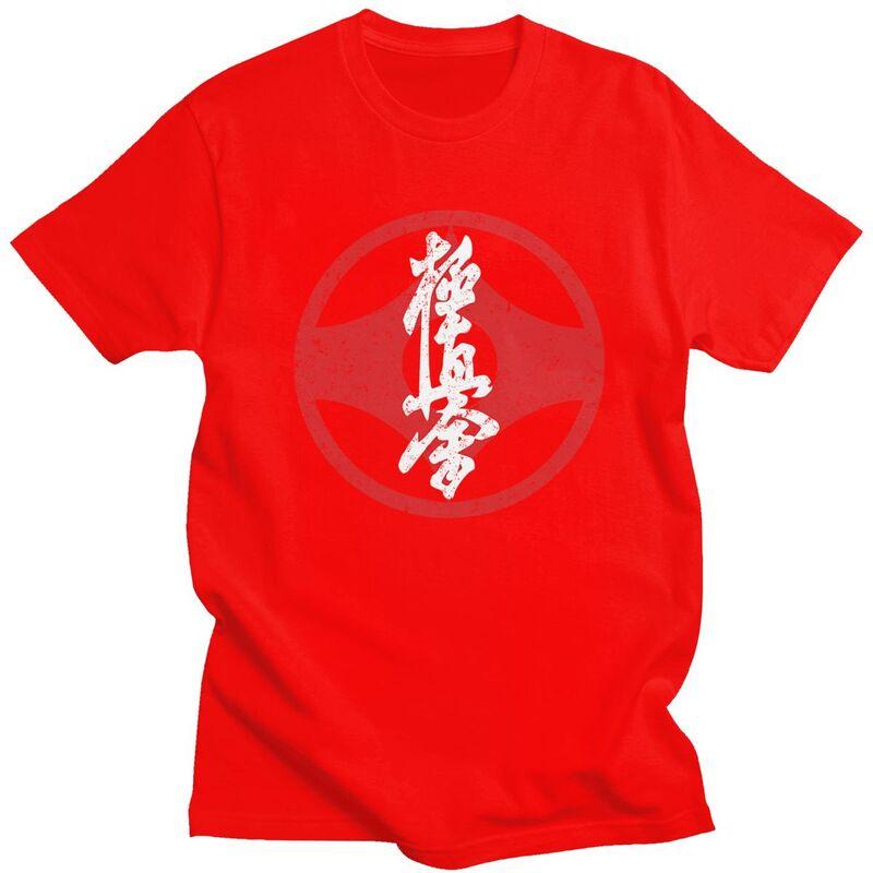 Custom Male Kyokushi Karate T Shirt Short Sleeve Cotton Tshirts Classic Tshirt Casual Martial Arts Tees Clothing
