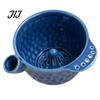Food Prep Bowl Ceramic Berry Washing with Drain Holes, Self Spinning Fruit Strainer Vegetable Washer, Swirling Rinsing Colander for Strawberries