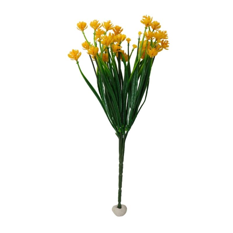 24 Bundles Artificial Flower Bouquets Artificial Flower for Farmhouses Garden Wedding Decorations